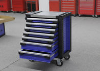 ガレージの店用具のための車輪の移動可能な赤7の引出しの道具箱の道具箱