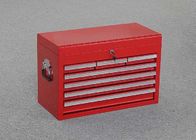 26&quot; 7つの引出しが付いている専門の赤い金属の上の道具箱+用具を貯える2つのハンドル