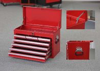 26&quot; 7つの引出しが付いている専門の赤い金属の上の道具箱+用具を貯える2つのハンドル
