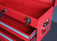 ハンドル、機械工の道具箱が付いている小さい赤く/黒/青い防水道具箱