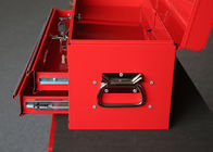 ハンドル、機械工の道具箱が付いている小さい赤く/黒/青い防水道具箱